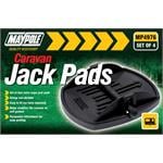 Caravan and Camping, Maypole Caravan Jack Pads   Pack of 4, MAYPOLE