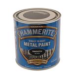 Rust Removal and Treatment, Hammerite Direct To Rust Metal Paint - Smooth Black - 2.5 Litre, Hammerite Paint