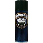 Rust Removal and Treatment, Hammerite Direct To Rust Metal Paint Aerosol - Smooth Dark Green - 400ml, Hammerite Paint