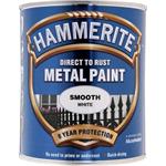 Paints, Hammerite Direct To Rust Metal Paint - Smooth White - 750ml, Hammerite Paint