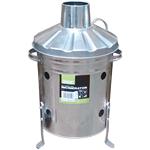 Waste Collection, Composting and Tidying, Draper 53250 Galvanised Mini Incinerator (15L), Draper