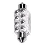 Bulbs   by Bulb Type, Pilot 8 LED Festoon 12V 13x44mm SV8,5 8   Red   Single, Pilot