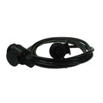 Towing Accessories, 8 Pin, 2.5m, 2 x 8 Pin Plugs 8 Core Connecting Lead for Trailer Light Boards, MAYPOLE