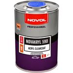 Body Repair and Preparation, Novol Novakryl 590   HS Acryl Clearcoat 2:1, 1 Litre, Novol