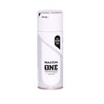 Spray Paint, MASTON ONE-SATIN WHITE 400ML RAL9010, MASTON