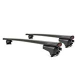 Roof Racks and Bars, G3 Clop black steel aero Roof Bars for Vauxhall ASTRA MK V Estate 2004 to 2009 (With Solid Integrated Roof Rails), G3