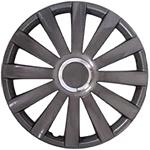 Hub Caps, Petex Spyder Pro Dark Wheel Hub Caps 16"   Anthracite , Petex