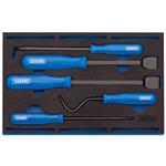 Draper 63497 Scraper and Remover Set in 1 4 Drawer EVA Insert Tray (5 Piece)