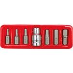 Bit Sets and Holders, Screwdriver Bit Hex H4 H12   Set of 7, VOREL