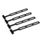 Straps and Ratchet Tie Downs, NBR rubber tarps straps, set 4 pcs   290x50 mm, Lampa