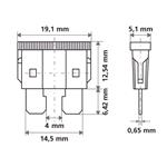 Fuses, Smart Led Indicator Plug in Fuses, Set of 6, 12 32V   10A, Lampa