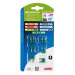 Fuses, Smart Led Indicator Micro Blade Fuses, Set of 6, 12 32V   30A, Lampa