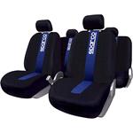 Interior Styling, Sparco Fabric Car Seat Cover Set   Black and Blue, Sparco