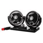 Fans, 24V Twin Fan, 2 Speed, 100mm, Lampa