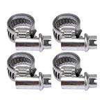Hose Clips and Clamps, Hose Clip 8 12mm   Set of 4, VOREL