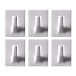 Hook, Self Adhesive Hanging Hooks ,Set of 6, VOREL