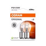 Bulbs   by Bulb Type, Osram Original 12V P21/5W BAY15d Bulb   Twin Pack, Osram