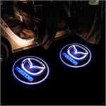 Car Logo Lights, Mazda Car Door LED Puddle Lights Set (x2) - Wireless, 