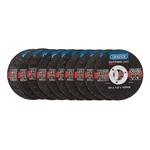 Draper 94658 Metal Cutting Discs, 50 x 1.5 x 10mm (Pack of 10)