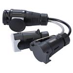 Towing Accessories, Draper 99661 13 Pin Euro To 7 Pin N Type Converter, Draper