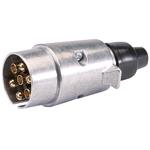 Towing Accessories, Draper 99666 7 Pin N Type Metal Towing Plug, Draper