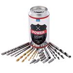 Screwdriver Sets, Draper Tools Beer Can Gift Set   22 Piece Drll & Screwdriver Bits, Draper