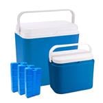 Cooler Boxes, Atlantic 24L+10L Cooler Box Bundle with 3 Large Ice Packs, Atlantic