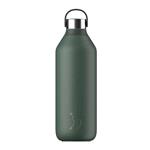 Water Bottles, Chilly's 1L Series 2 Bottle - Pine Green, Chilly's