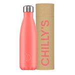 Water Bottles, Chilly's 500ml Bottle - Pastel Coral, Chilly's