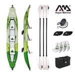 All Kayaks, Aqua Marina Betta-475 15'7" Recreational 3-Person Kayak with Inflatable Deck - Kayak Paddle Set Included, Aqua Marina