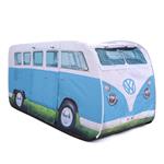 VW Accessories, Official Volkswagen Campervan Kids Pop Up Play Tent   Blue, Volkswagen