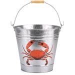 Toys, Yello Metal Crab Bucket   6L, Yello