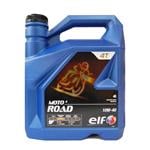 Motorbike Oils, Moto 4 Road Semi Synthetic 4 Stroke Motorcycle Engine Oil   4 Litre, Elf