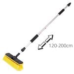 Washing Brushes, Car Wash Brush with Water Feed And Extending Handle (120   200cm), AMIO