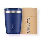 Reusable Mugs, Chilly's 340ml Coffee Cup   Matte Blue, Chilly's