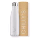 Water Bottles, Chilly's 500ml Bottle - Mono White, Chilly's