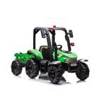 Kids Electric Cars, Kids Electric Ride On Tractor Multi Terrain - 24v Green, Rev-up