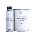 Rust Removal and Treatment, Bilt Hamber Epoxy Mastic Pail Black 2 Part Waterproof Coating for Steel and Alloys   1 Litre, Bilt Hamber
