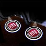 Car Logo Lights, Fiat Car Door LED Puddle Lights Set (x2) - Wireless , 