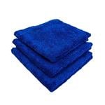 Cloths, Sponges and Wadding, Fibreking Duplex Edgeless Cloth Blue 400 GSM   3 Pack, FibreKing