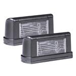 Auxiliary Lamps, Universal Licence Plate Lamps   Pack of 2, AMIO