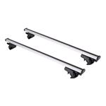 Roof Racks and Bars, G3 Open silver aluminium aero Roof Bars for Volvo V50 2004 to 2012 (With Raised Roof Rails), G3