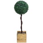 Outdoor Lights, Solar Single Bay Ball Tree in Pot, Streetwize