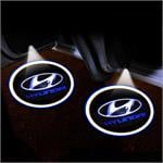 Car Logo Lights, Hyundai Car Door LED Puddle Lights Set (x2) - Wireless , 