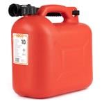 Jerry and Fuel Cans, Plastic Fuel Jerry Can, Red   10L, AMIO