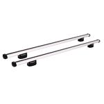 Roof Racks and Bars, Nordrive  Aluminium Cargo Roof Bars (135 cm) for Volkswagen CADDY IV Box 2015 Onwards, with built-in fixpoints, NORDRIVE