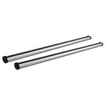 Roof Racks and Bars, Nordrive  Aluminium Cargo Roof Bars (150 cm) for Jeep WRANGLER III 2007 Onwards, with Rain Gutters (16-21cm fitting kit, see image), NORDRIVE