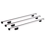 Roof Racks and Bars, Nordrive 3 Aluminium Cargo Roof Bars (135 cm) for Fiat DOBLO 2001-2010, with built-in fixpoints, NORDRIVE