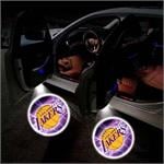 Car Logo Lights, LA Lakers Car Door LED Puddle Lights Set (x2) - Wireless, 