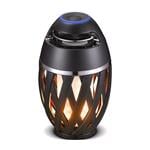 Indoor Lights, Luceco IP65 Exterior Decortive LED Flame Light with Bluetooth Speaker and USB Charge, Luceco